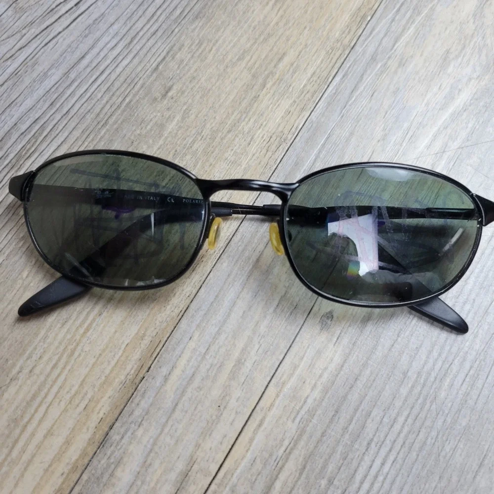 Ray-Ban Sunglasses RB 3003 W3079‎ Black Oval Frames Only Italy Men 50-19-135